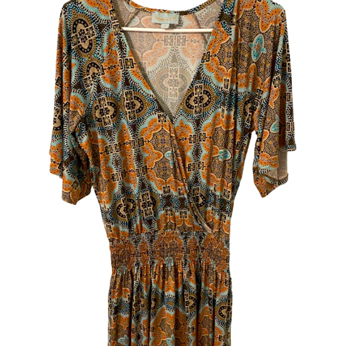 Veronica M Sz Sm Printed Dress
